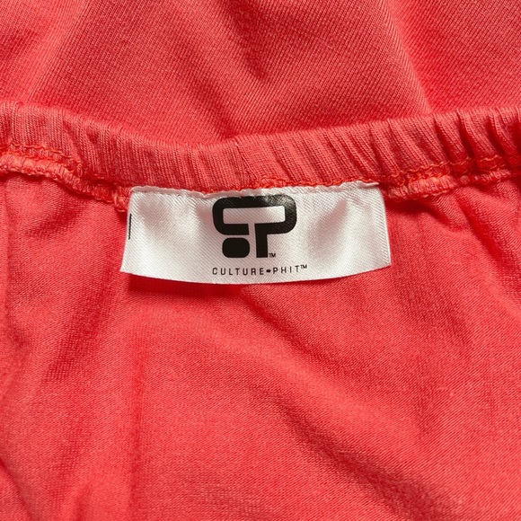 NEW Culture Phit Nalah Off The Shoulder Coral Dress - Picture 7 of 10